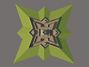 Star fort Modèle 3D