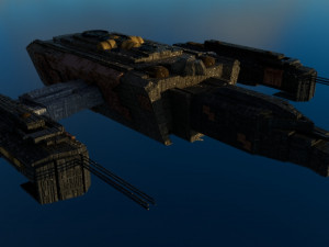 Spaceship Modelo 3D