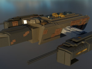Spaceship Modello 3D