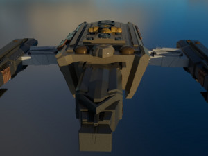 Spaceship Modello 3D