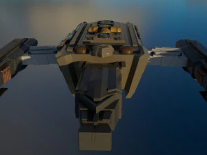 Spaceship 3D Model