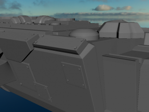 Spaceship Modello 3D