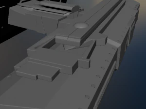 Spaceship 3D Model