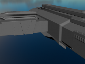 Spaceship Modello 3D