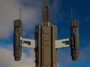 Spaceship Modello 3D