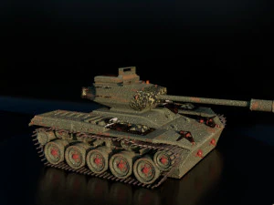 Carro armato militare Modello 3D