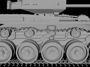 Military Tank Modelo 3D
