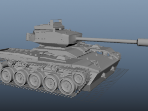 Military Tank Modelo 3D