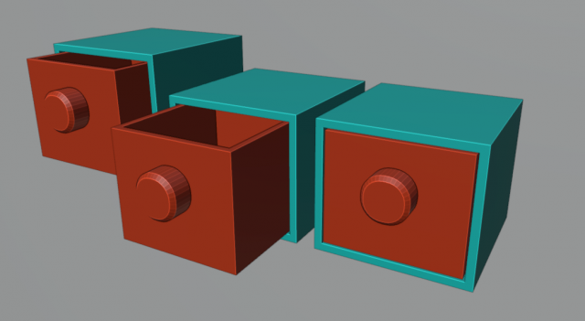 Drawer 3D Print Model .c4d .max .obj .3ds .fbx .stl .blend 