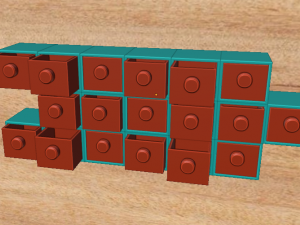 Drawer 3D Print Model