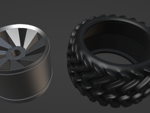 Whell 3D Print Model