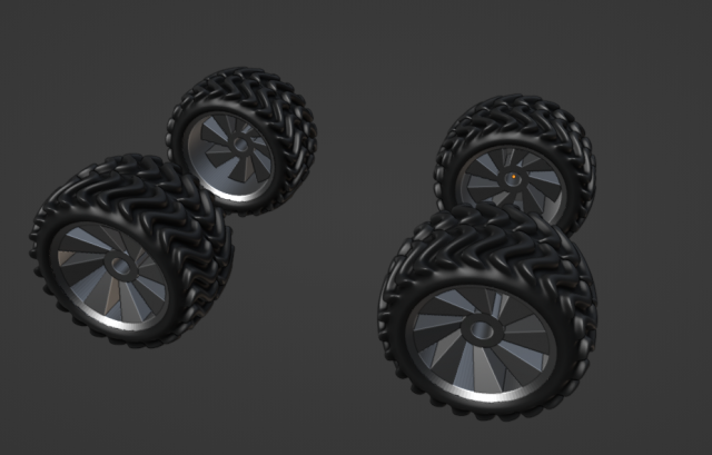 Whell 3D Print Model .c4d .max .obj .3ds .fbx .stl .blend 