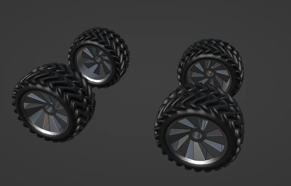Whell 3D Print Model .c4d .max .obj .3ds .fbx .stl .blend