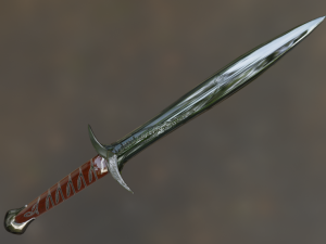 HOBBIT SWORD 3D Print Model