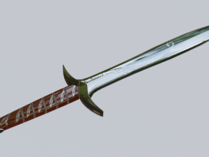 HOBBIT SWORD 3D Print Model