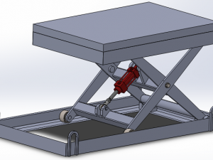 Lifting table 3D-Modell