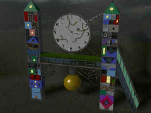 Two towers Modèle 3D