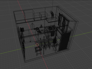 Kitchen in Khrushchev Modèle 3D