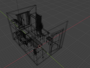Kitchen in Khrushchev Modèle 3D