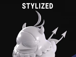 &Uuml;CRETSİZ NERO - 3D BASKI SİYAH yonca 2 RAKAM &Uuml;CRETSİZ 3D Baskı Modeli