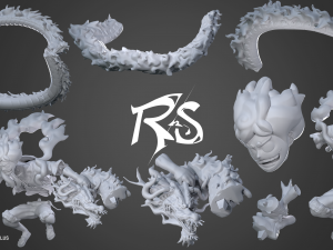LUFFY GEAR 5 3D PRINT - STYLIZED 3D Print Model