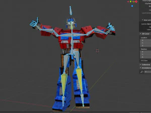 Optimus Prime - Blender 3D Model