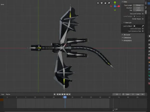 Ender Dragon Minecraft Blender 3D Model