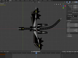 Ender Dragon Minecraft Blender 3D Model