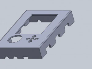 Кейс Hack RF one Portapack 3D Принт Модель