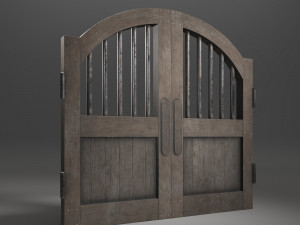 Western Door 3D-Modell
