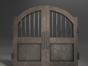 Western Door Modello 3D