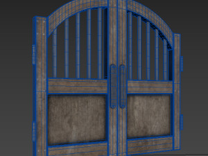 Western Door Modello 3D