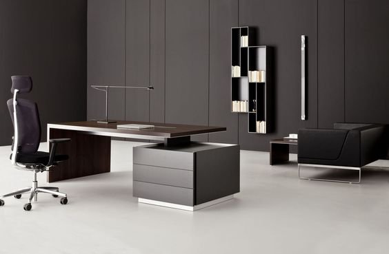 Ostin Executive Desk Model 3D .c4d .max .obj .3ds .fbx .stl .blend 
