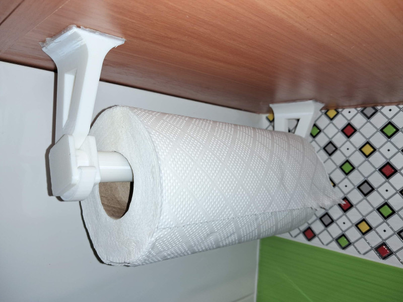 Paper towel holder 3D-Druckmodell .c4d .max .obj .3ds .fbx .stl .blend 