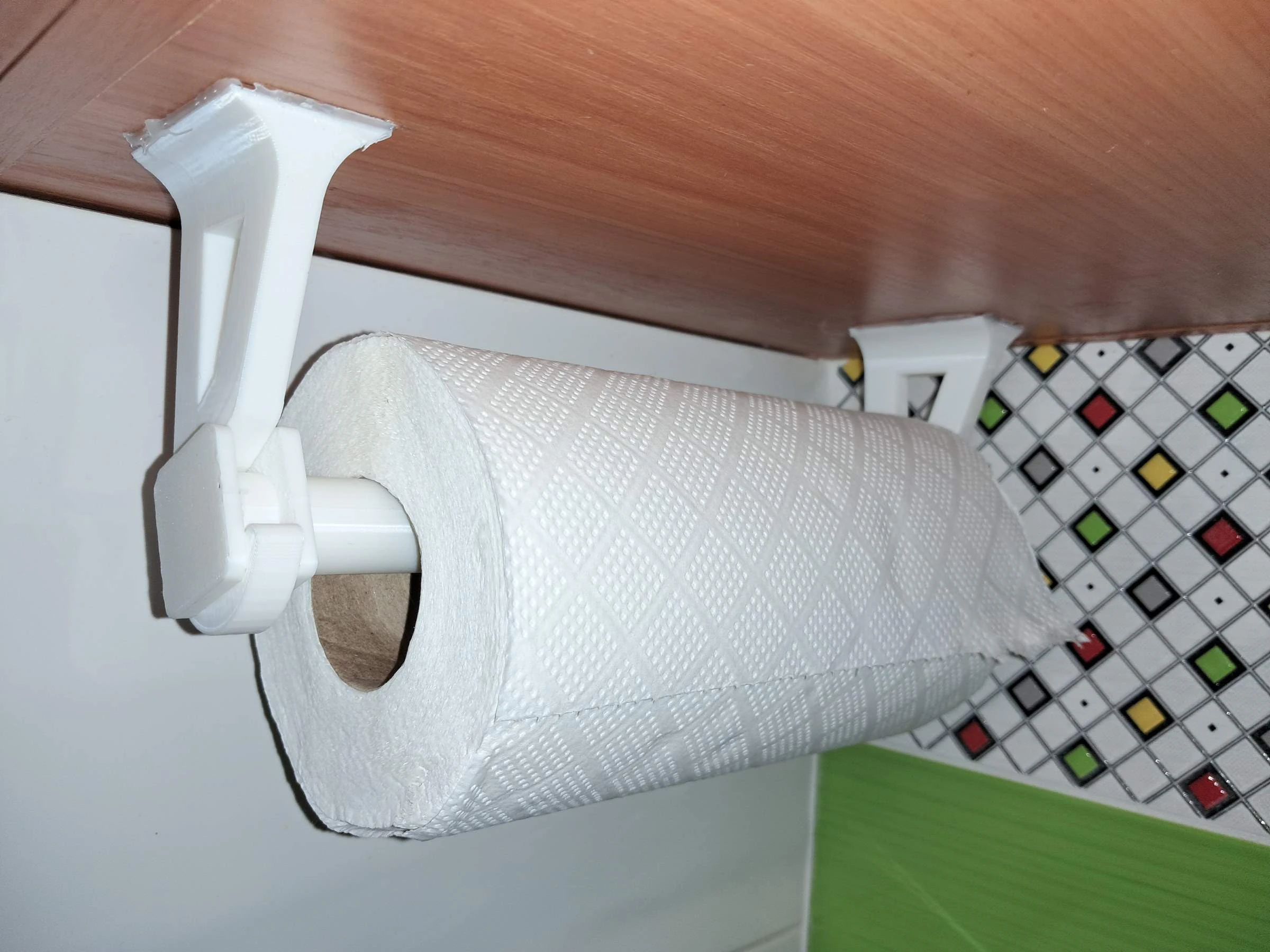 Paper towel holder 3D Print Model .c4d .max .obj .3ds .fbx .stl .blend