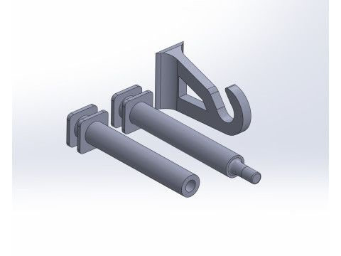 Paper towel holder 3D-Druckmodell