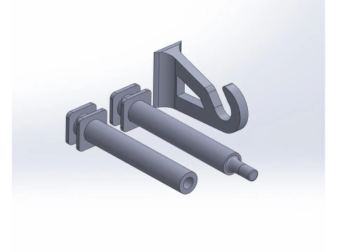 Paper towel holder 3D Print Model