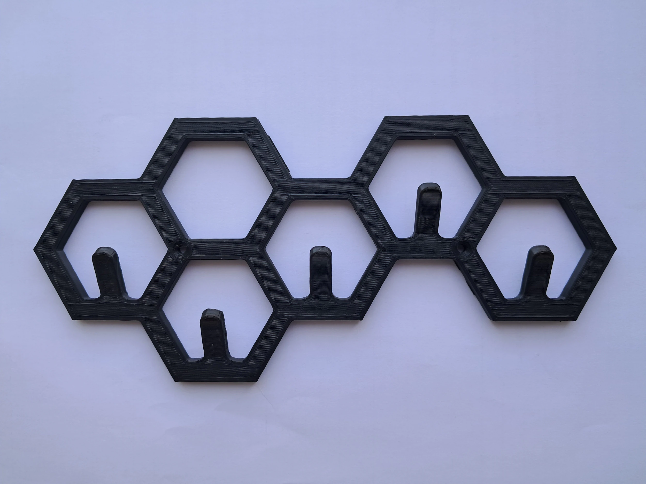 Keyholder honeycomb 3D Print Model .c4d .max .obj .3ds .fbx .stl .blend 
