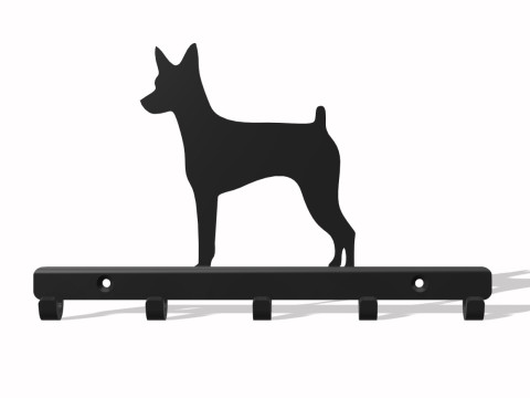 Keyholder miniature Pinscher Model Cetak 3D