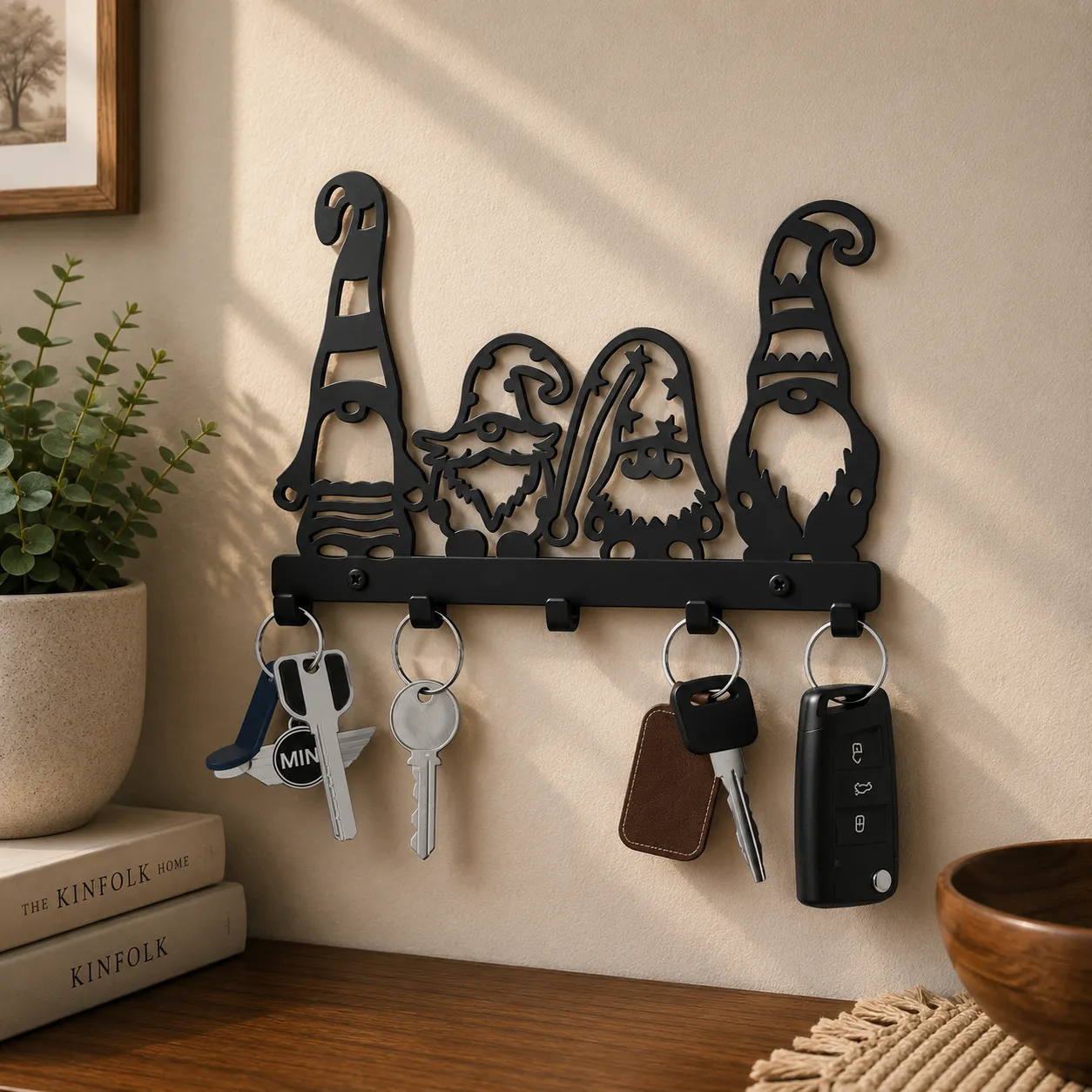 Keyholder dwarves 3D Print Model .c4d .max .obj .3ds .fbx .stl .blend 