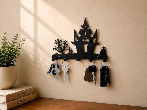 Gloomy Halloween Abode 3D Print Model
