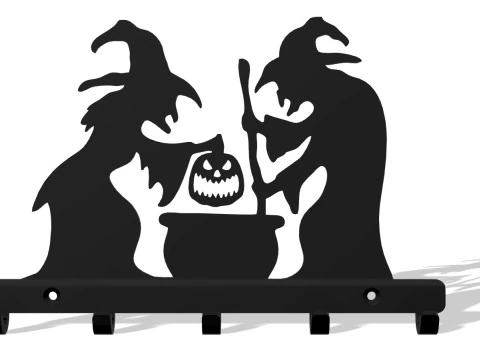 Porta-chaves As bruxas Modelo de Impressão 3D