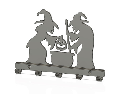 Keyholder The witches 3D Принт Модель
