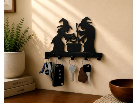 Keyholder The witches 3D Print Model