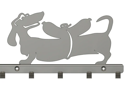 Funny dog hook 3D Print Model