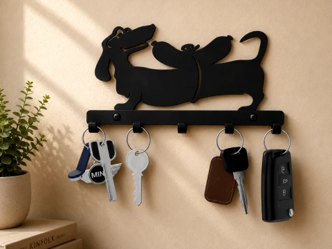 Funny dog hook 3D Print Model