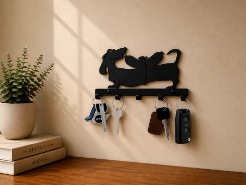 Funny dog hook 3D Print Model