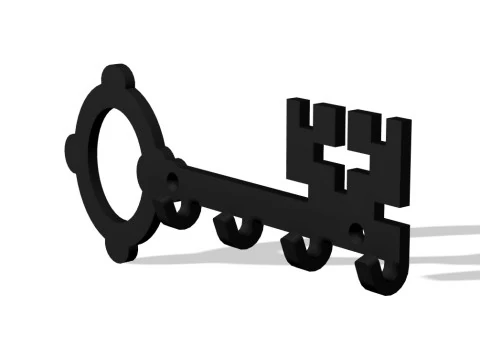 Key hanger The key 3D Print Model