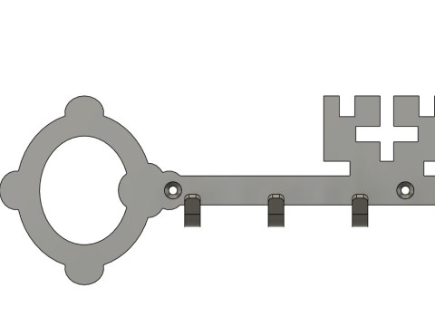 Key hanger The key 3D 프린트 모델