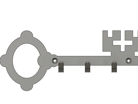 Key hanger The key 3D Print Model